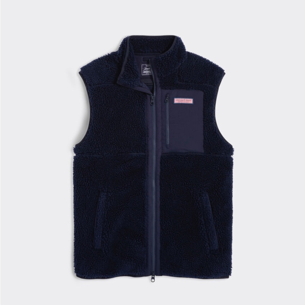 EUC Vineyard Vines High-Pile Fleece Vest